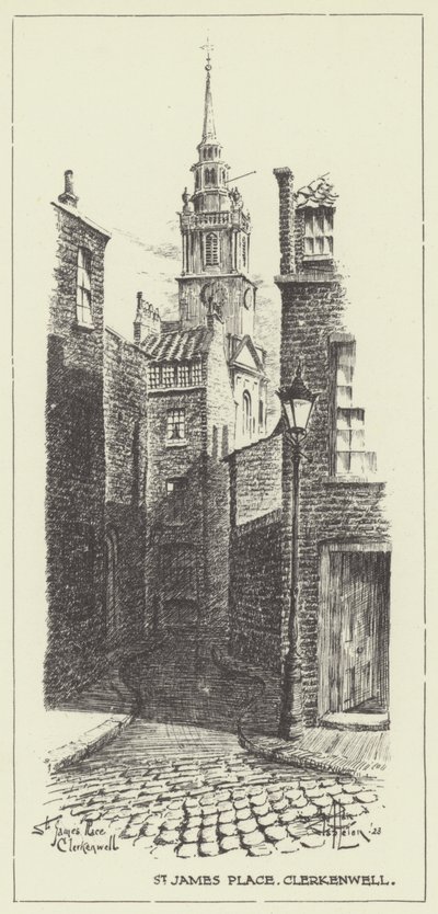 Lugar St James, Clerkenwell de Alan Stapleton