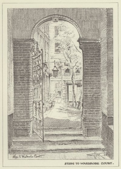 Escaleras a Wardrobe Court de Alan Stapleton