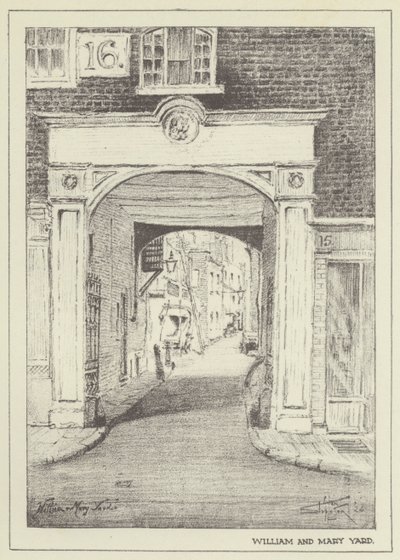 Patio de William y Mary de Alan Stapleton