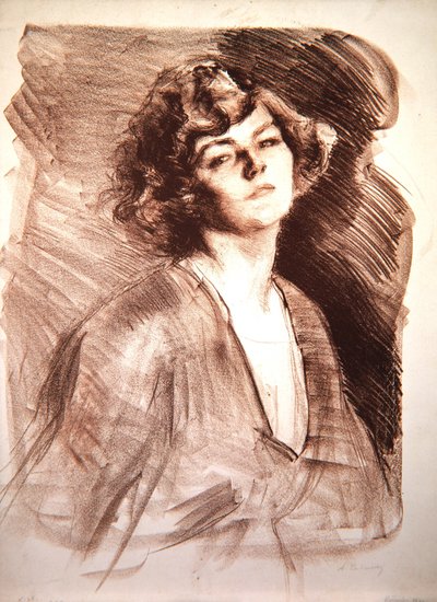 Enid en Rustington, 1920 de Albert de Belleroche
