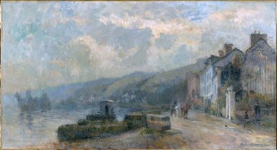 Tiempo lluvioso, ca. 1901 (óleo sobre lienzo (armadura)) de Albert Charles Lebourg