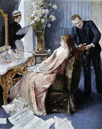 Sesión de peluquería en casa de Albert (after) Lynch