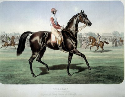 Carreras: Suzerain, ganador del derby de Chantilly en 1868 de Albert Adam