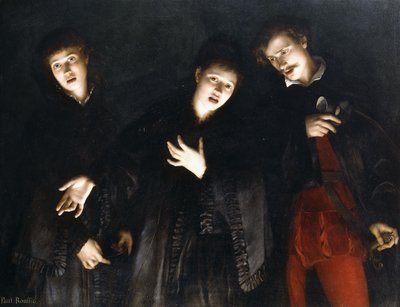Tres cantantes de Albert Alexander Paul Rouffio