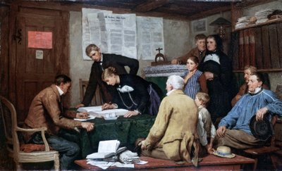 Matrimonio civil de Albert Anker