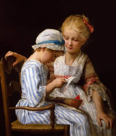 Las bordadoras de Albert Anker