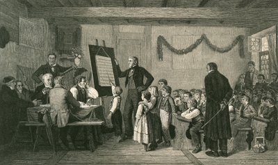 Examen de una Escuela de Pueblo de Albert Anker