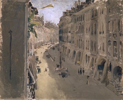 Gerechtigkeitsgasse en Berna, c.1880-90 de Albert Anker