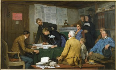 La boda civil de Albert Anker