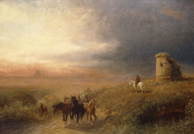 Puesta de Sol en Campagna de Albert Arnz