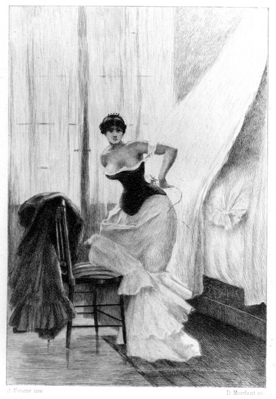 Madame Bovary de Gustave Flaubert, ilustración de Albert Fourié de Albert Auguste Fourie