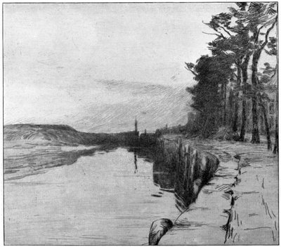 Le Vieux Port, Veere, 1898 de Albert Baertsoen