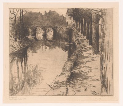 Antiguo puente sobre un canal en Diksmuide
Vieux Pont (título en el objeto)
Antiguo puente en Diksmuide de Albert Baertsoen