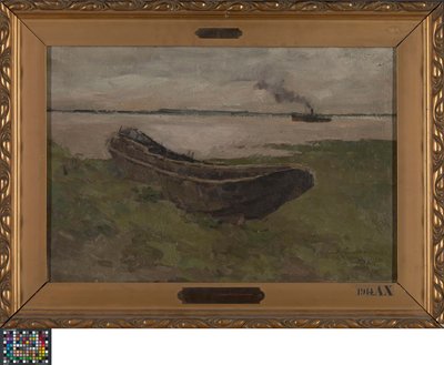 El río Escalda en Doel de Albert Baertsoen