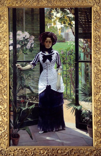 Dans la serre Pintura de Albert Bartholome (1848-1928) 1881 Sol. 1,42x2,33 m París, museo de Orsay de Albert Bartholomé