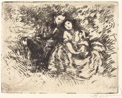 Conversación amorosa de Albert Besnard