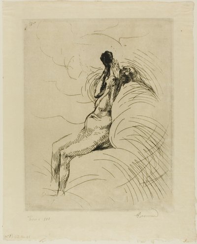 Apoteosis, lámina doce de Mujer de Albert Besnard