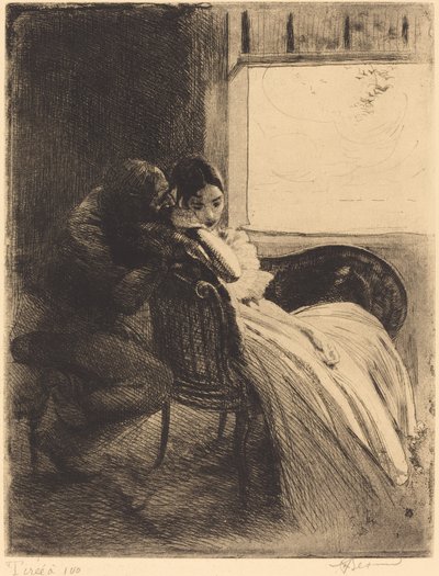 Coqueteo de Albert Besnard