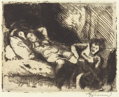 Acostándose de Albert Besnard