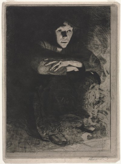 En las Cenizas, 1887 de Paul Albert Besnard