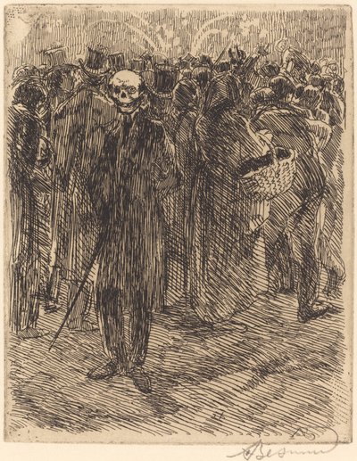 En la multitud de Albert Besnard