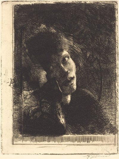 La Musa Apoyada de Albert Besnard