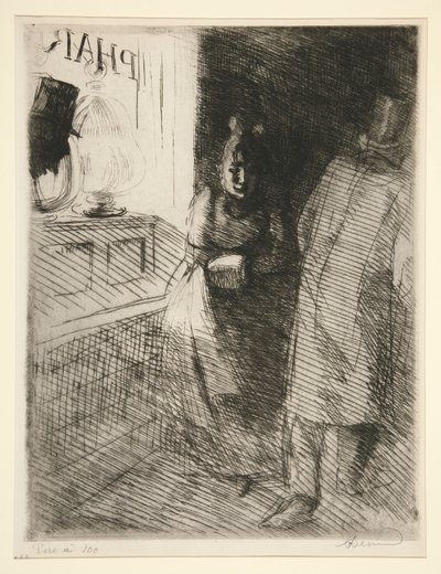 La Prostitución (Prostitución) de Albert Besnard