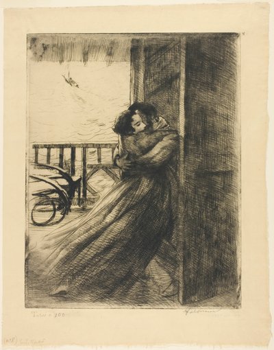 Amor, plato dos de Mujer de Albert Besnard