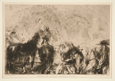 ¿Marzo? a los Caballos (Aproximadamente de Albert Besnard