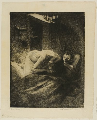Misery, plato nueve de Woman de Albert Besnard