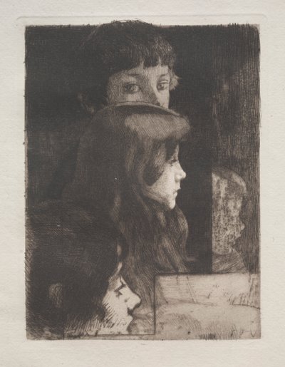 Estudio de cabezas de Albert Besnard