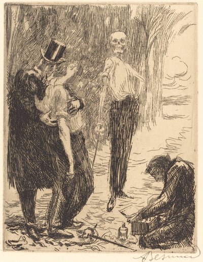 El duelo de Albert Besnard