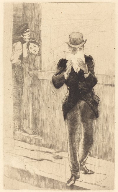 La carta a Madame Henry de Albert Besnard