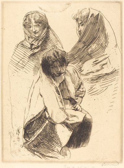 Tres mujeres veladas de Albert Besnard