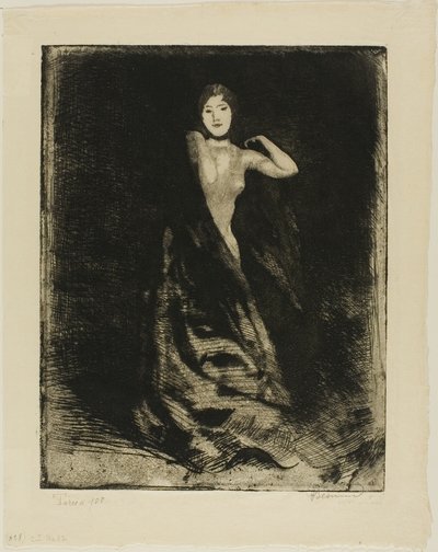 Mujer, frontispicio de Mujer de Albert Besnard