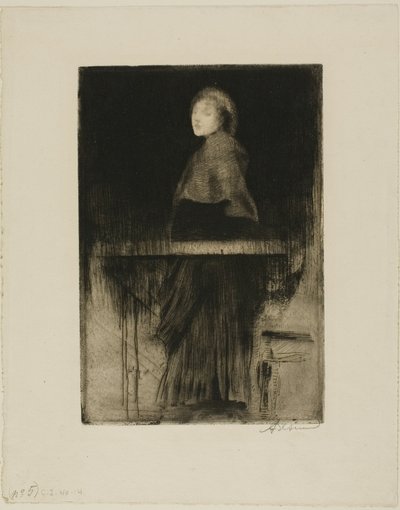Mujer con capa de Albert Besnard
