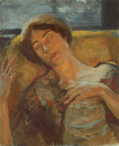 Cabeza de mujer de Albert Besnard