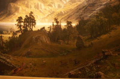 Una tormenta en las Montañas Rocosas, Monte Rosalie de Albert Bierstadt