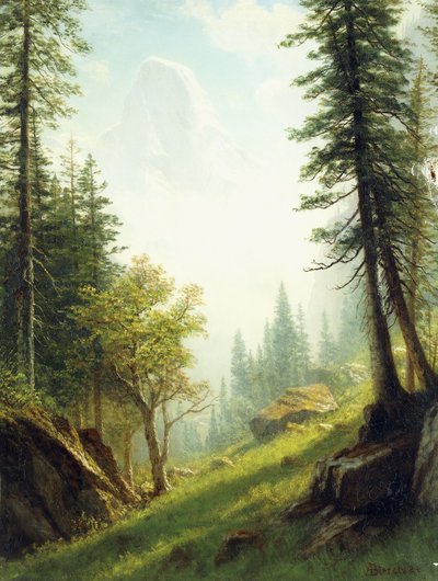 Entre los Alpes berneses de Albert Bierstadt