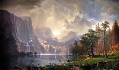 Entre Sierra Nevada, California de Albert Bierstadt