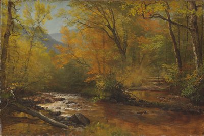 Arroyo en el bosque de Albert Bierstadt