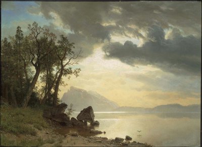Lago Tahoe, California de Albert Bierstadt