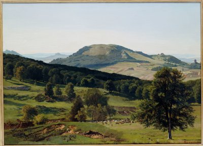 Paisaje - Colina y valle de Albert Bierstadt