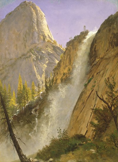 Liberty Cap, Valle de Yosemite, 1873 de Albert Bierstadt