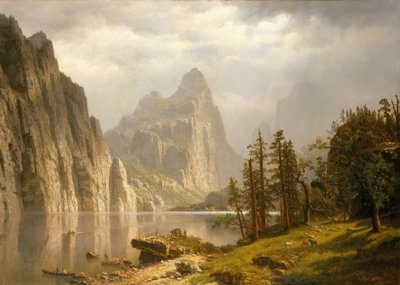 Río Merced, Valle de Yosemite de Albert Bierstadt
