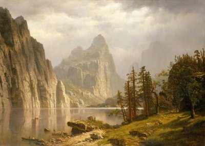 Río Merced, Valle de Yosemite de Albert Bierstadt