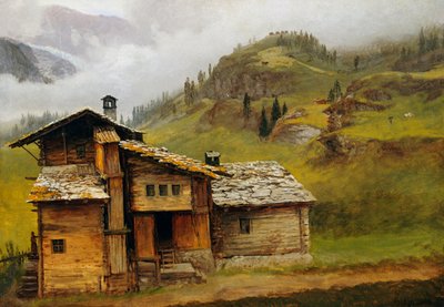 Casa de montaña de Albert Bierstadt