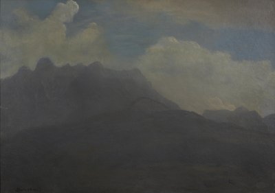 Montañas y estribaciones de Albert Bierstadt