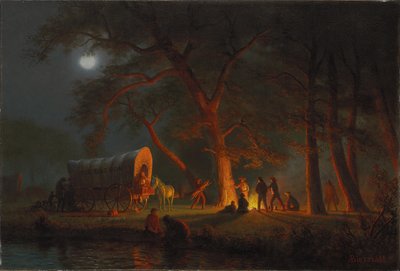 El sendero de Oregón de Albert Bierstadt