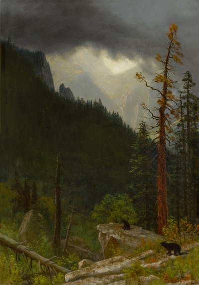 Las Rocosas tras la tormenta de Albert Bierstadt